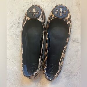 Tory Burch leopard flats